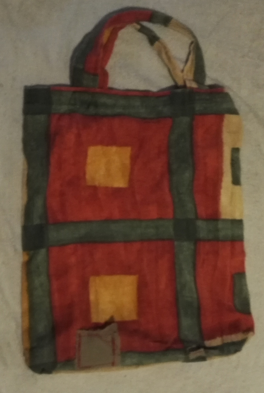 Image of the bag I patched!